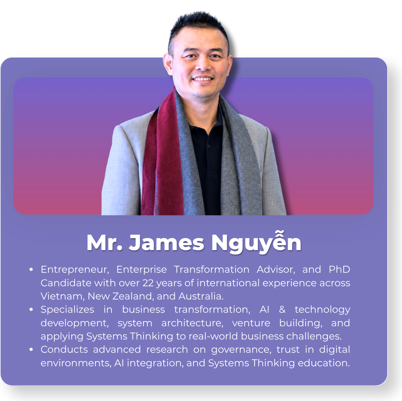 Mr. James Nguyễn - Board of Mentors